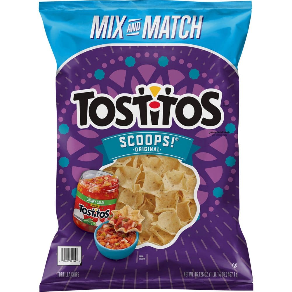 Tostitos Scoops! Tortilla Chips (16.125 oz.) (Pack of 2) - Snacks Under $10 - Tostitos