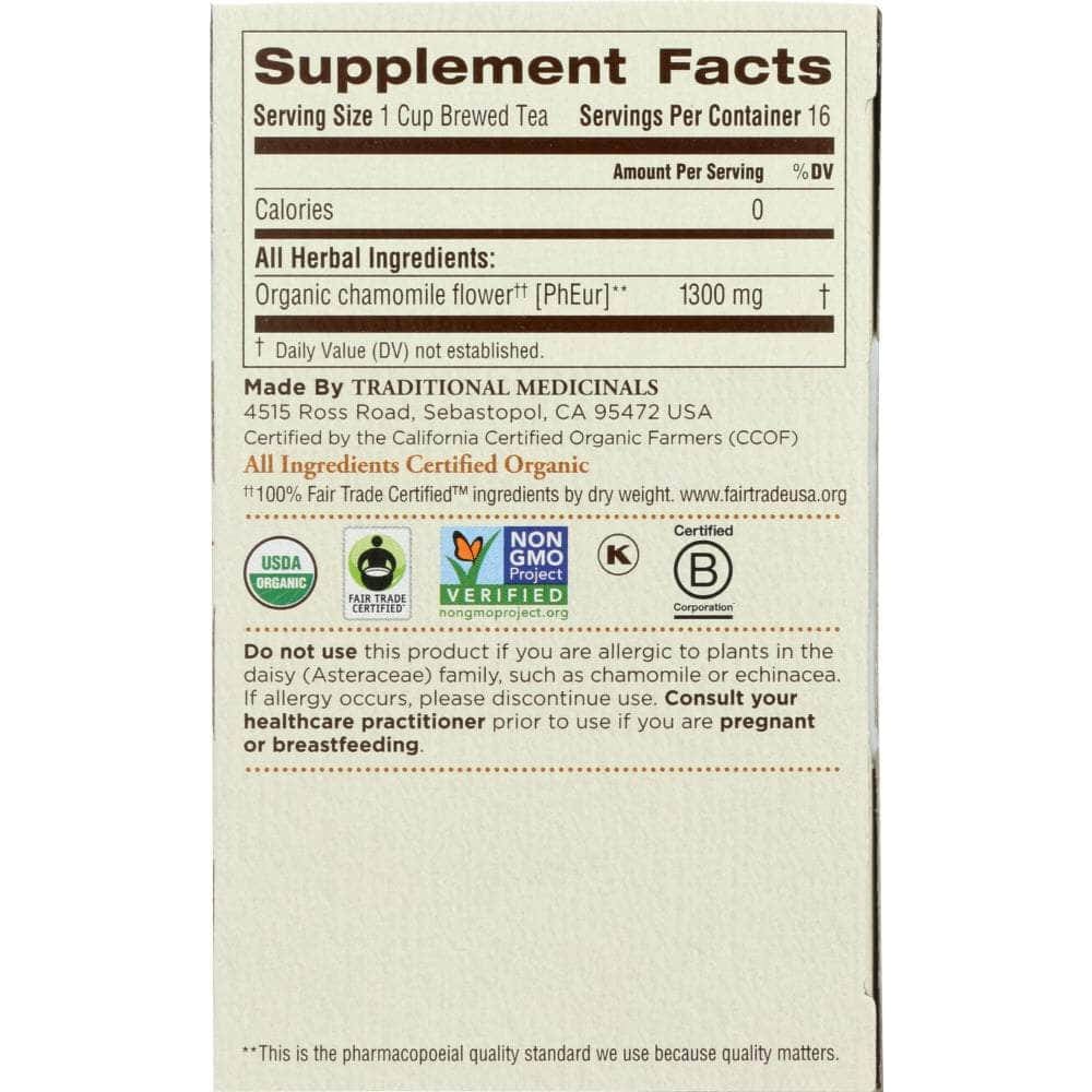 Traditional Medicinals Traditional Medicinals Organic Chamomile Calmative and Digestive Herbal Tea 16 tea bags, 0.74 oz