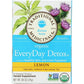 Traditional Medicinals Traditional Medicinals Organic Everyday Detox Lemon Caffeine Free Herbal Tea 16 Tea Bags, 0.85 oz