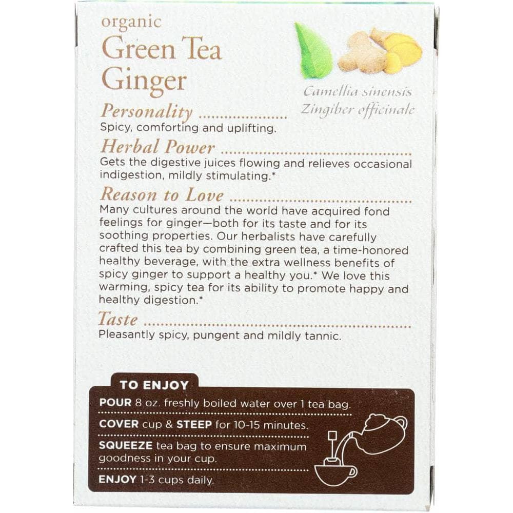 Traditional Medicinals Traditional Medicinals Organic Green Tea Ginger 16 tea bags, 0.85 oz