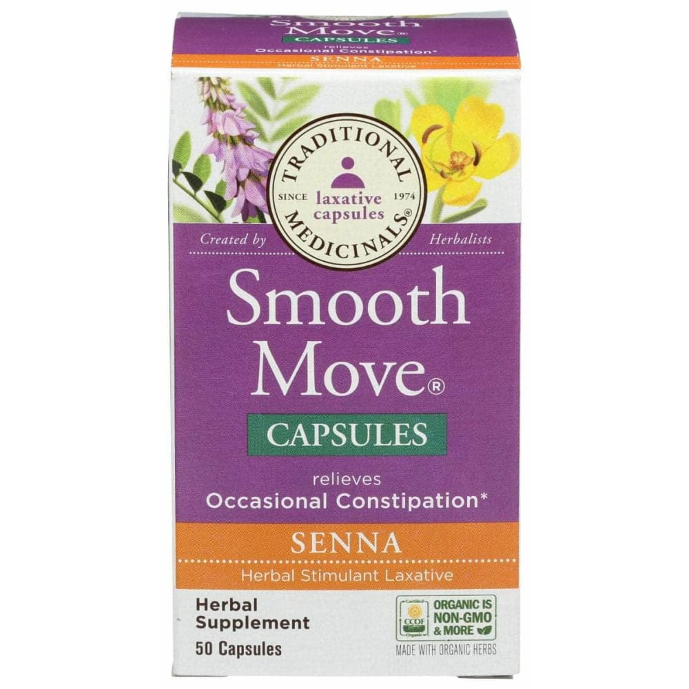 TRADITIONAL MEDICINALS Vitamins & Supplements > Digestive Supplements TRADITIONAL MEDICINALS Smooth Move Senna Extract, 50 cp