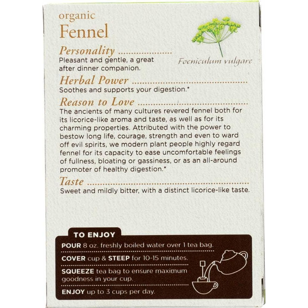 Traditional Medicinals Traditional Medicinals Tea Fennel Organic, 1.13 oz