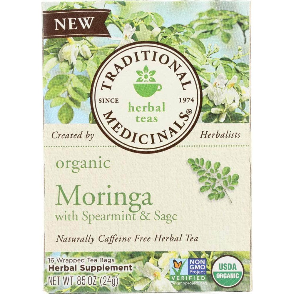 Traditional Medicinals Traditional Medicinals Tea Moringa With Spearmint Sage, 16 bg