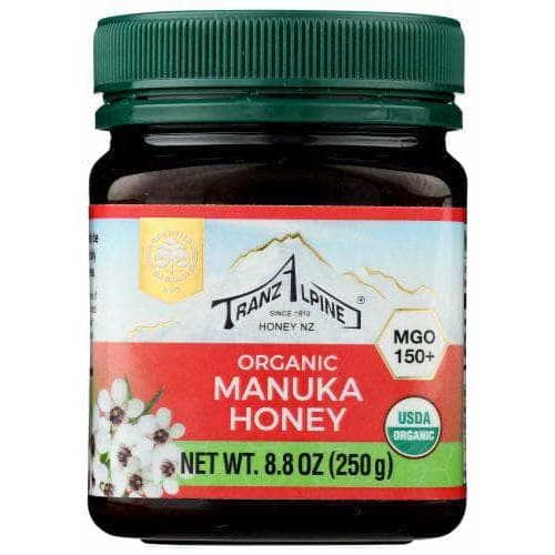 TRANZALPINE Tranzalpine Organic Manuka Multiflower Honey Mgo 150+, 8.8 Oz