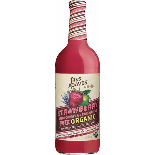 TRES AGAVES Tres Agaves Mix Margarita Strwbry Org, 33.8 Fo