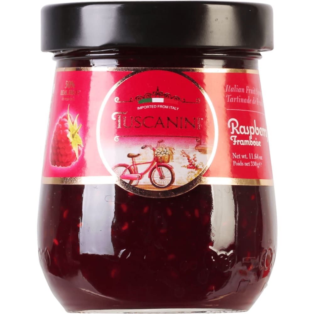 TUSCANINI Grocery > Pantry > Condiments TUSCANINI: Raspberry Fruit Spread Preserves, 11.64 oz
