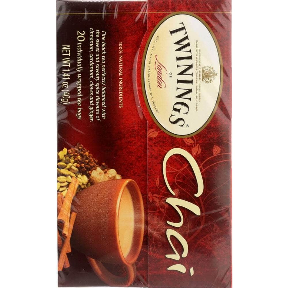 Twinings Twining Tea Tea Chai Tea 100% Natural Ingredients, 20 Tea Bags, 1.41 oz