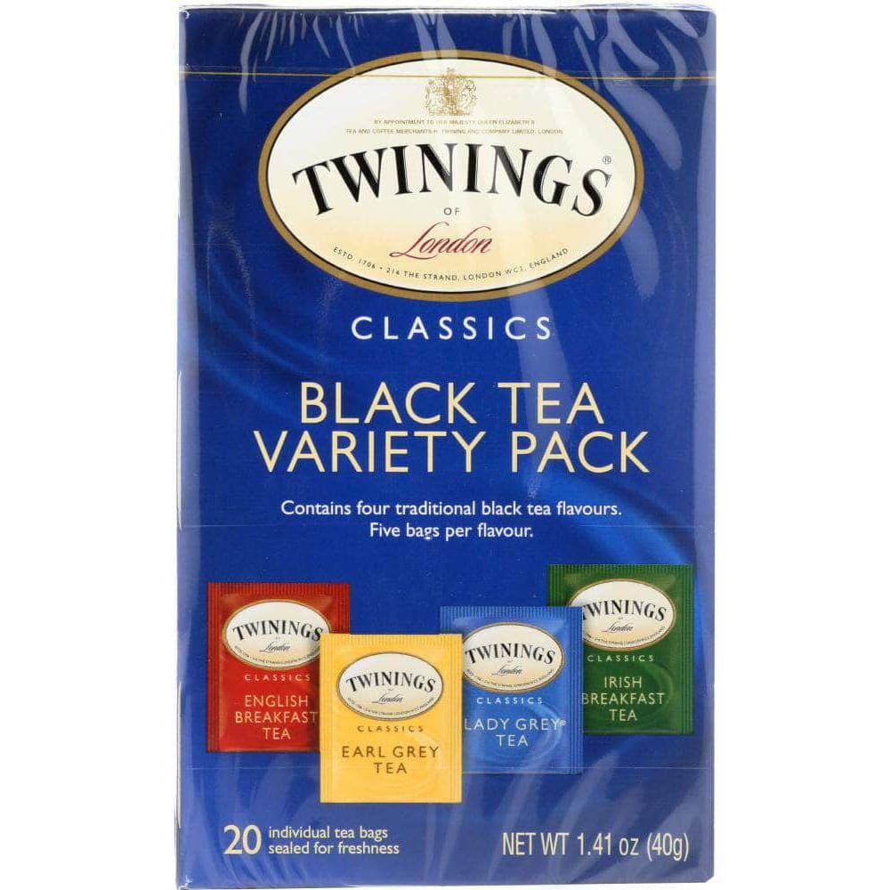 Twinings Twining Tea Classics Black Tea Variety Pack 20 Tea Bags, 1.41 oz