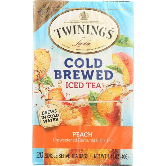 TWINING TEA Twining Tea Tea Cold Brw Peach, 20 Bg