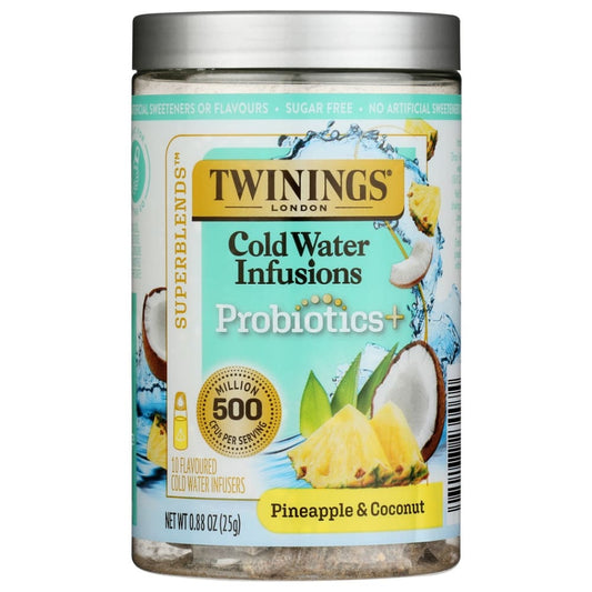 TWINING TEA: Tea Cold Sblnd Probiotic 10 BG (Pack of 4) - Grocery > Beverages > Coffee Tea & Hot Cocoa - TWINING TEA