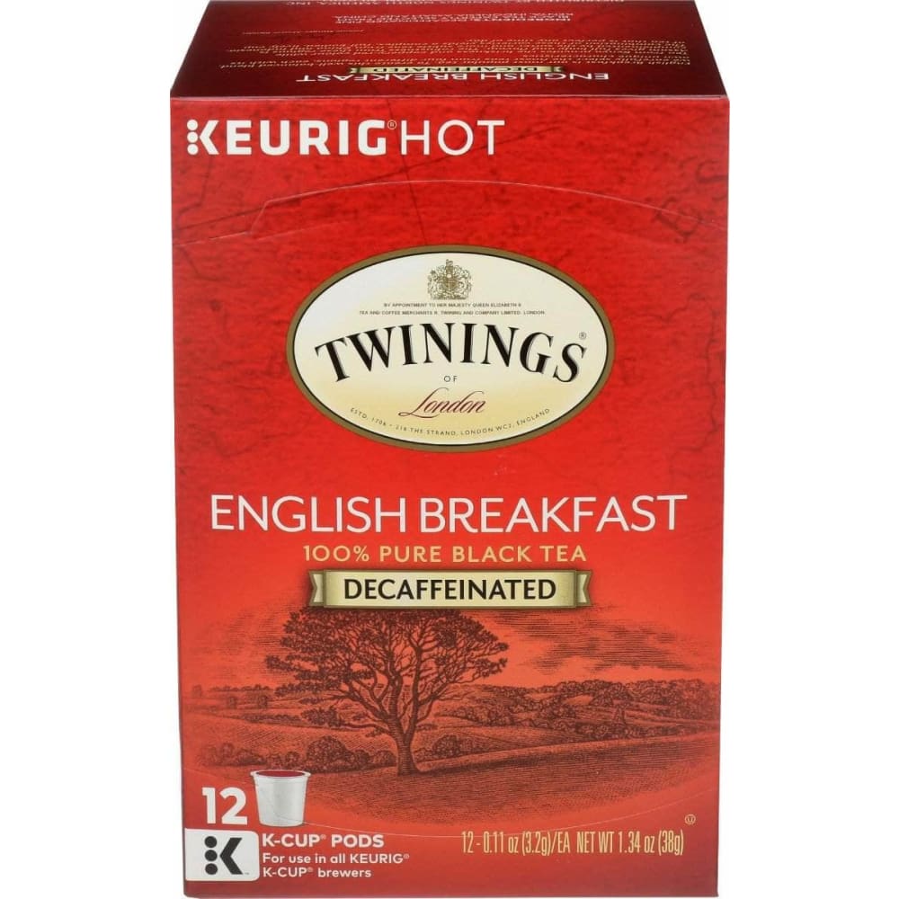 TWINING TEA Twining Tea English Breakfast Decaf Kcups, 12 Pc