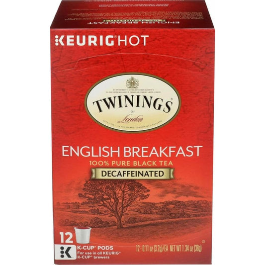 TWINING TEA Twining Tea English Breakfast Decaf Kcups, 12 Pc