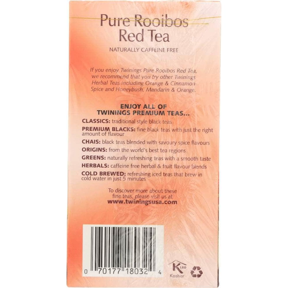 Twining Tea Twining Tea Pure Rooibos Red Tea, 20 bg