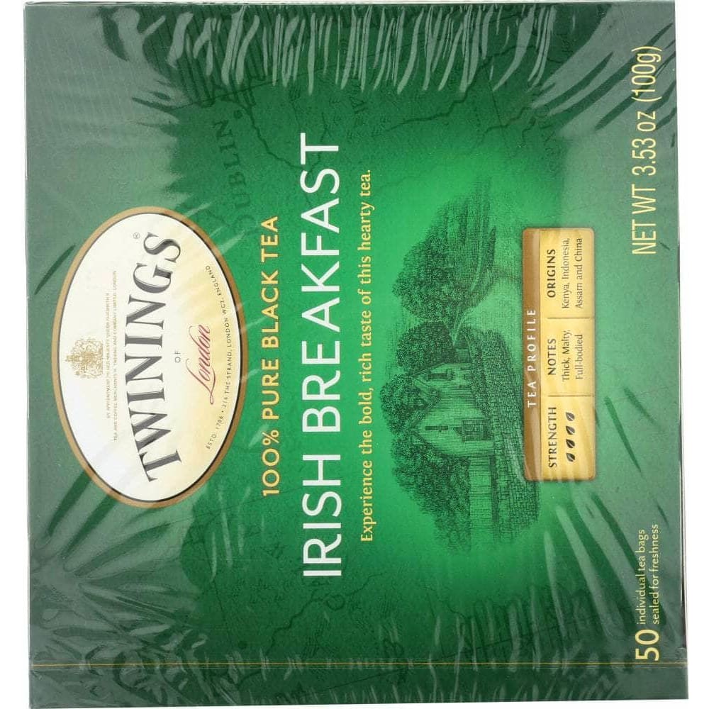 Twinings Twinings 100% Pure Black Tea Irish Breakfast, 50 Tea Bags