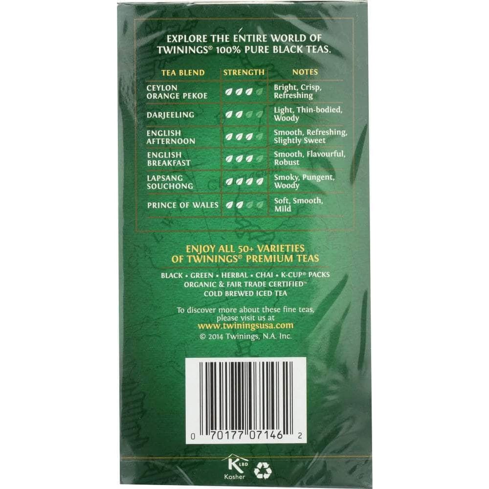 Twinings Twinings 100% Pure Black Tea Irish Breakfast, 50 Tea Bags