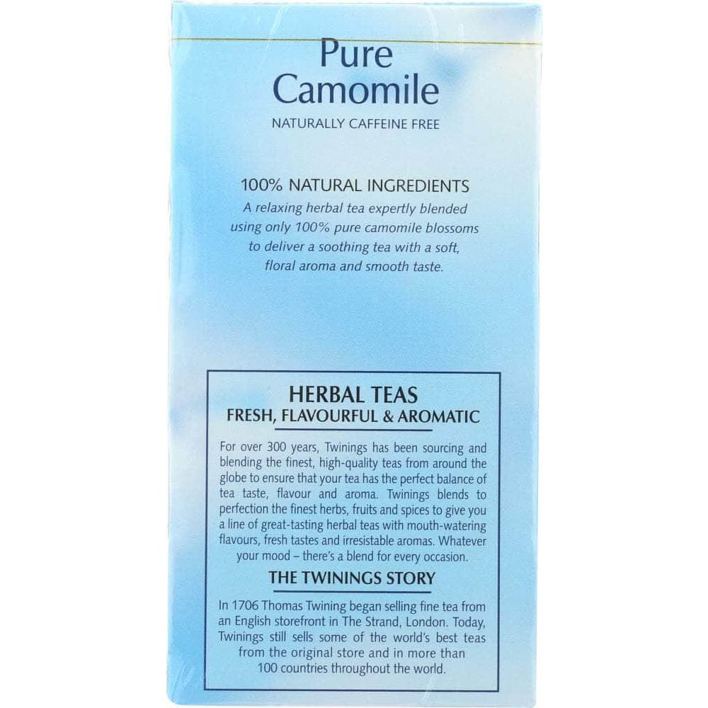 Twinings Twinings Of London Herbal Tea Pure Camomile Caffeine Free, 20 Tea Bags, 1.06 Oz