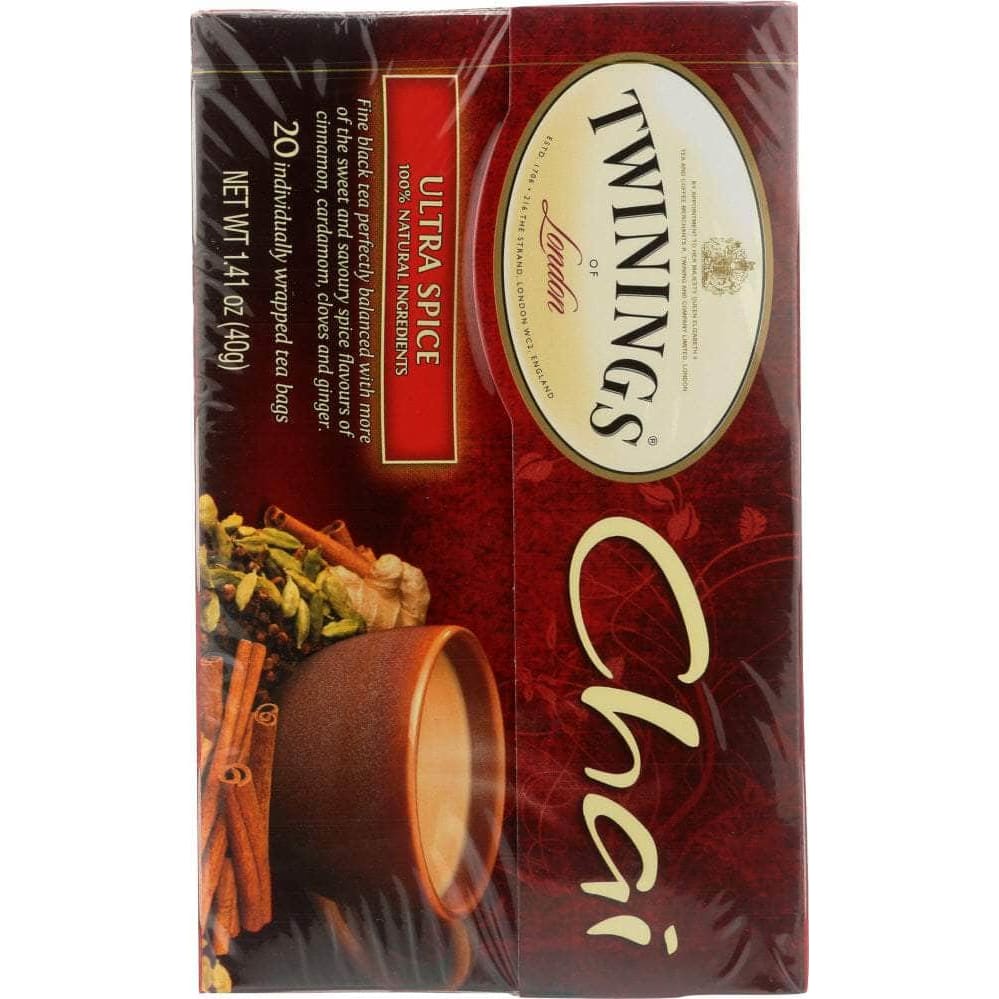 Twinings Twinings Of London Tea Tea Chai Ultra Spice, 20 Tea Bags, 1.41 oz