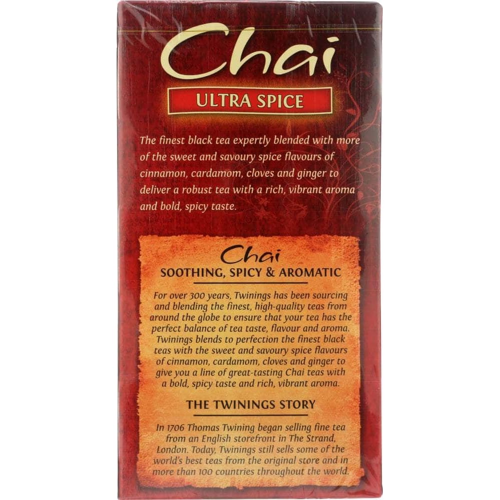 Twinings Twinings Of London Tea Tea Chai Ultra Spice, 20 Tea Bags, 1.41 oz