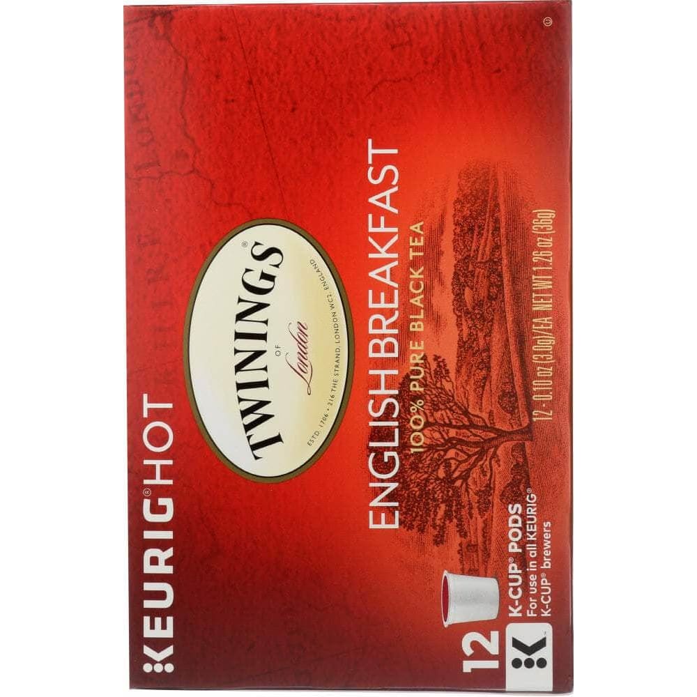 Twinings Twinings Of London Tea Kcups English Breakfast Tea, 12 Cups, 1.27 oz