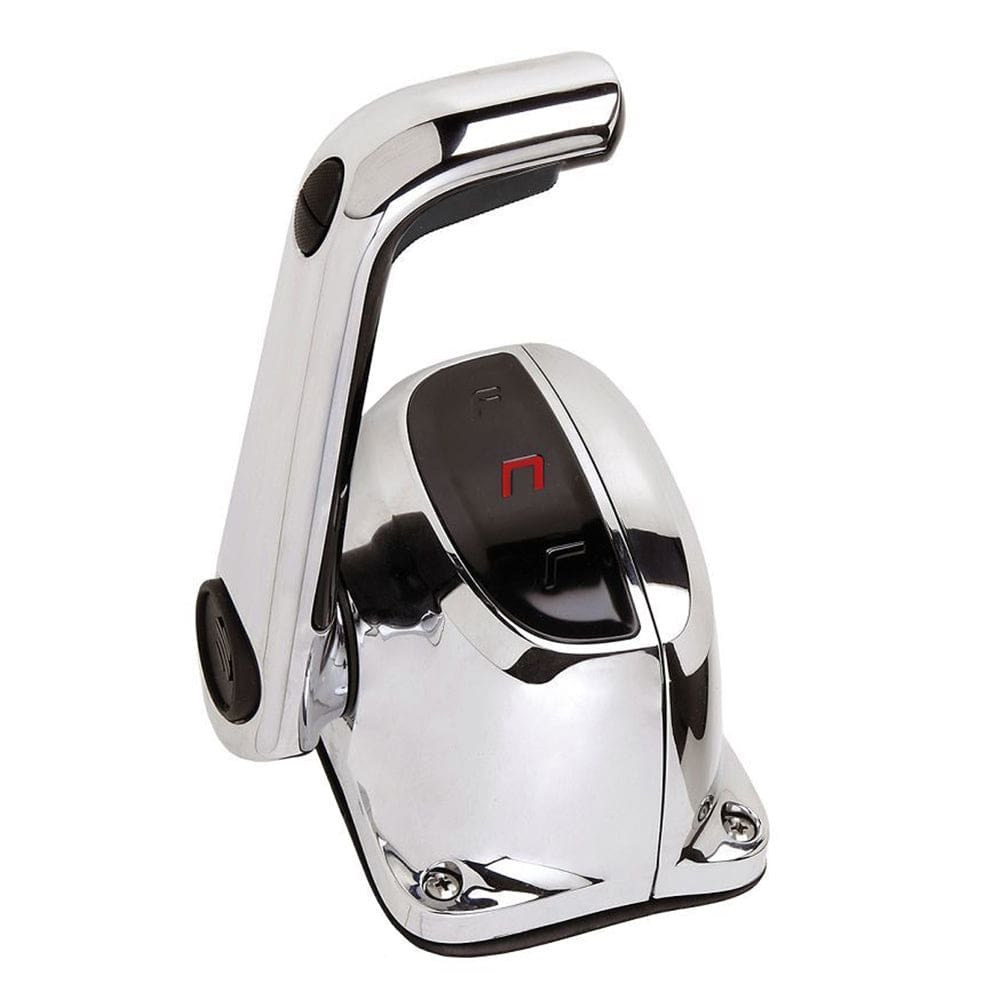 Uflex Single Lever Top Mount Control w/ Neutral Lock & Trim Switch - Chrome - Boat Outfitting | Engine Controls - Uflex USA