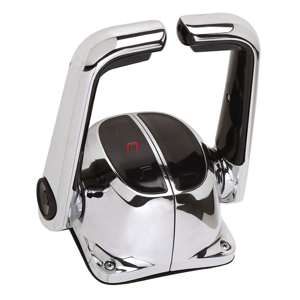 Uflex Twin Lever Top Mount Control w/ Neutral Lock - No Trim Switch - Chrome - Boat Outfitting | Engine Controls - Uflex USA