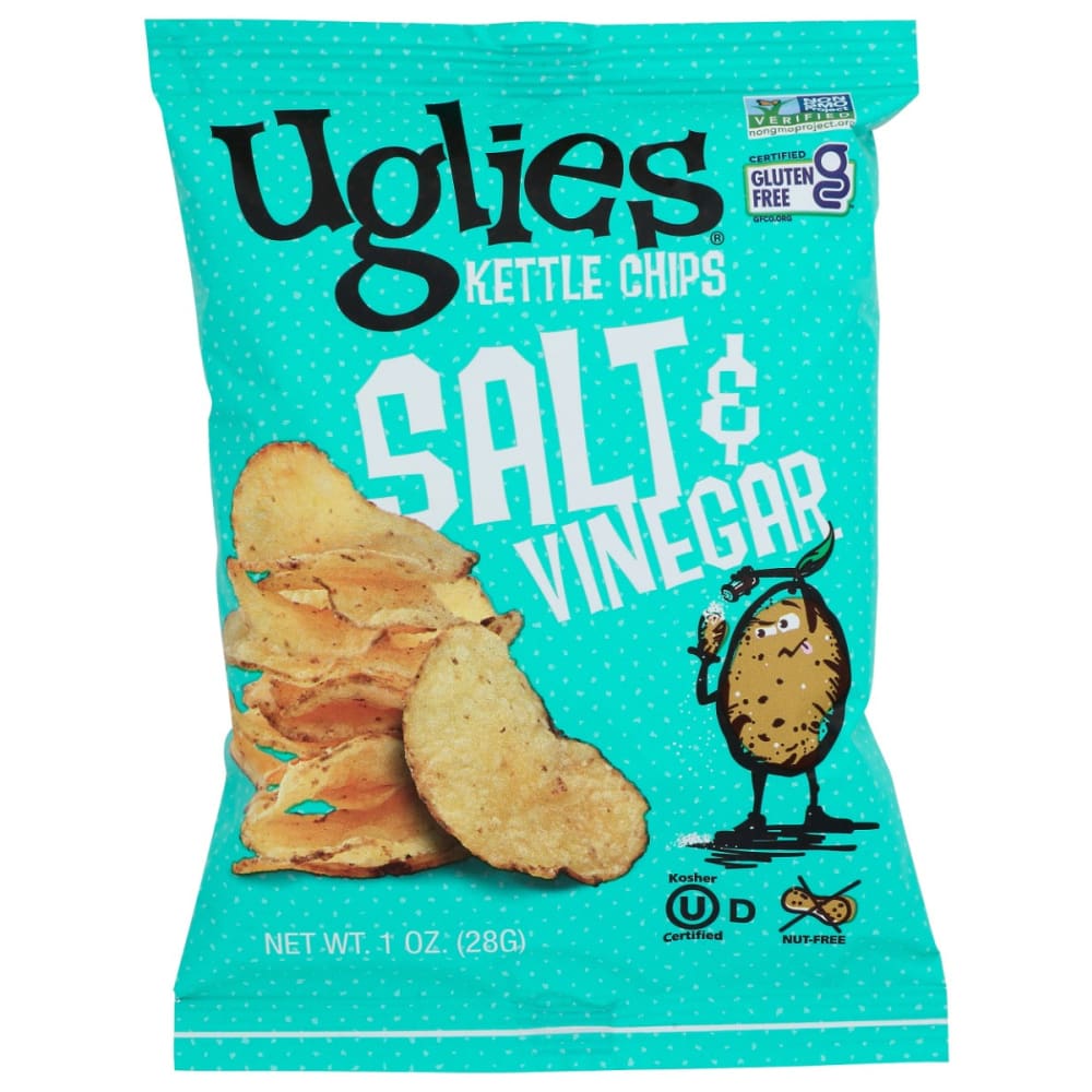 UGLIES: Chips Salt And Vinegar, 1 OZ (Pack of 6) | ShelHealth