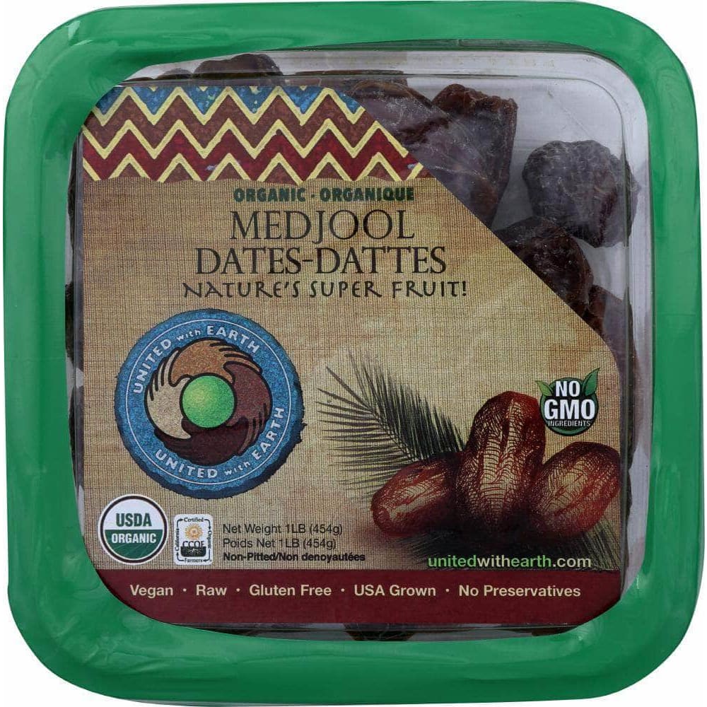 United With Earth United With Earth Organic Medjool Dates, 1 lb