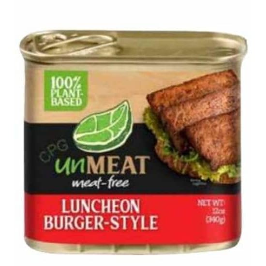 UNMEAT Grocery > Pantry > Meat Poultry & Seafood UNMEAT: Meat Free Luncheon Burger, 12 oz