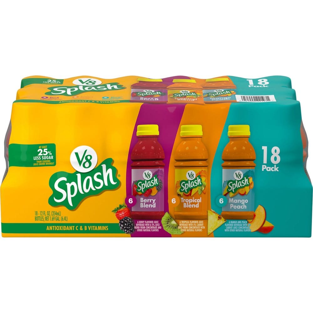 V8 Splash Variety Pack (12 oz. 18 pk.) - Juice & Kids Drinks - V8