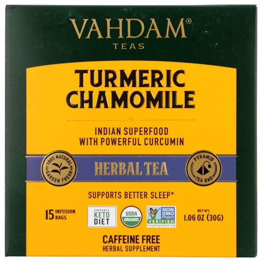 VAHDAM TEAS Vahdam Teas Tea Herbal Chamomile Bag, 1.06 Oz