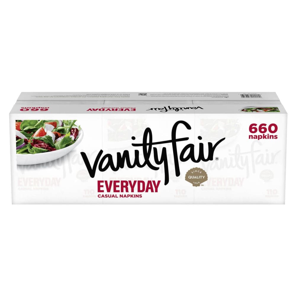 Vanity Fair Vanity Fair Everyday 2-Ply Napkins 660 ct. - White - Home/Grocery Household & Pet/Paper & Plastic/Paper Products/Napkins/ -