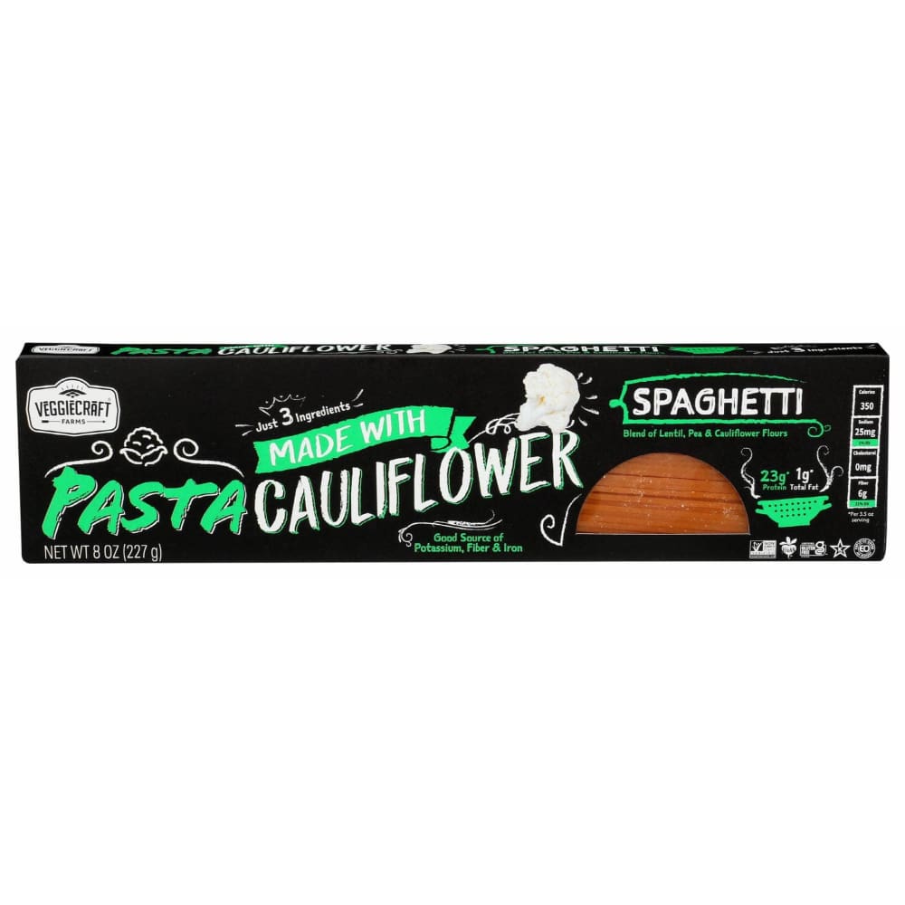 VEGGIECRAFT Grocery > Meal Ingredients > Noodles & Pasta VEGGIECRAFT Cauliflower Spaghetti Pasta, 8 oz