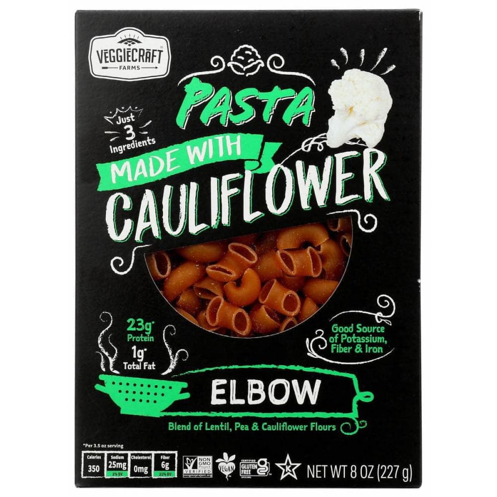 VEGGIECRAFT Grocery > Pantry > Pasta and Sauces VEGGIECRAFT Pasta Elbow Cauli, 8 oz