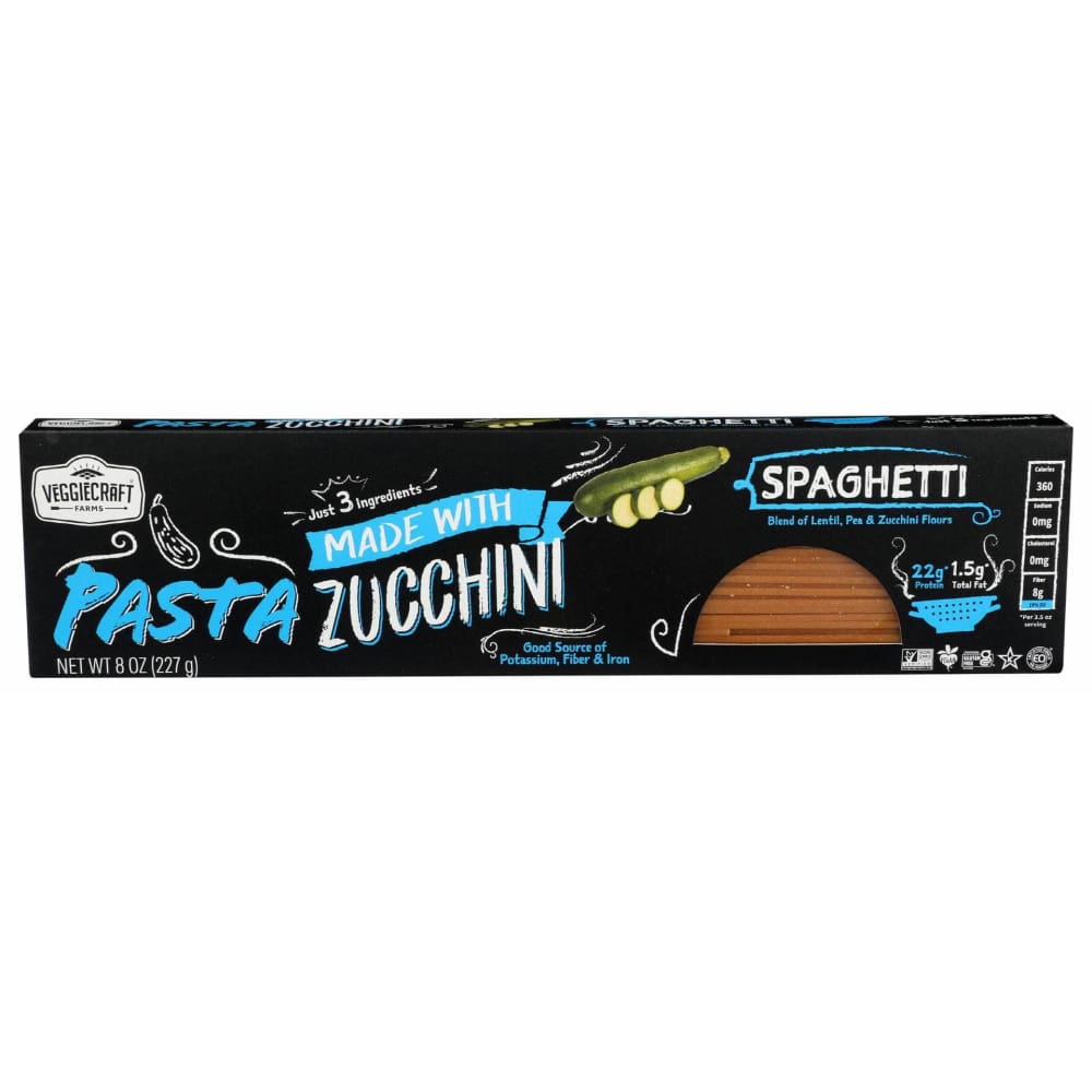 VEGGIECRAFT Grocery > Meal Ingredients > Noodles & Pasta VEGGIECRAFT Zucchini Spaghetti Pasta, 8 oz