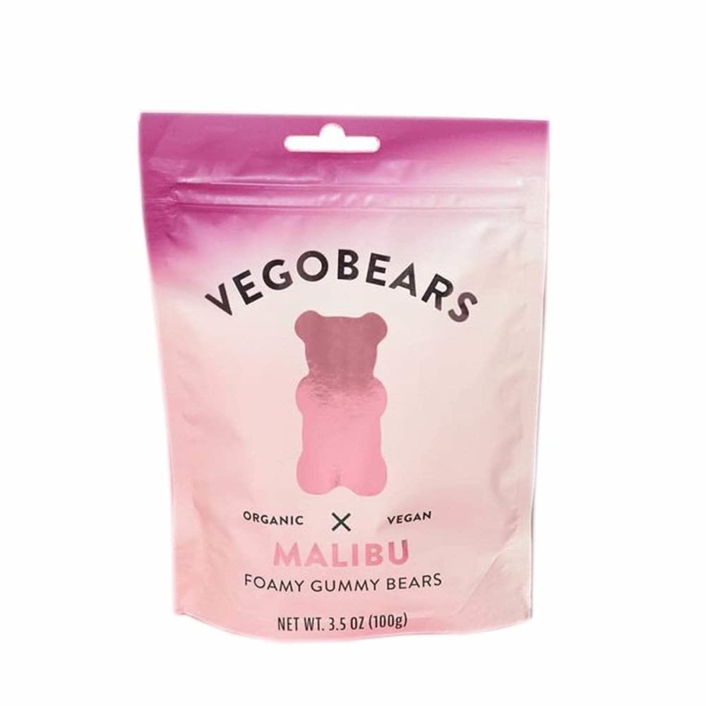 VEGOBEARS Vegobears Malibu Gummy Bears, 3.5 Oz