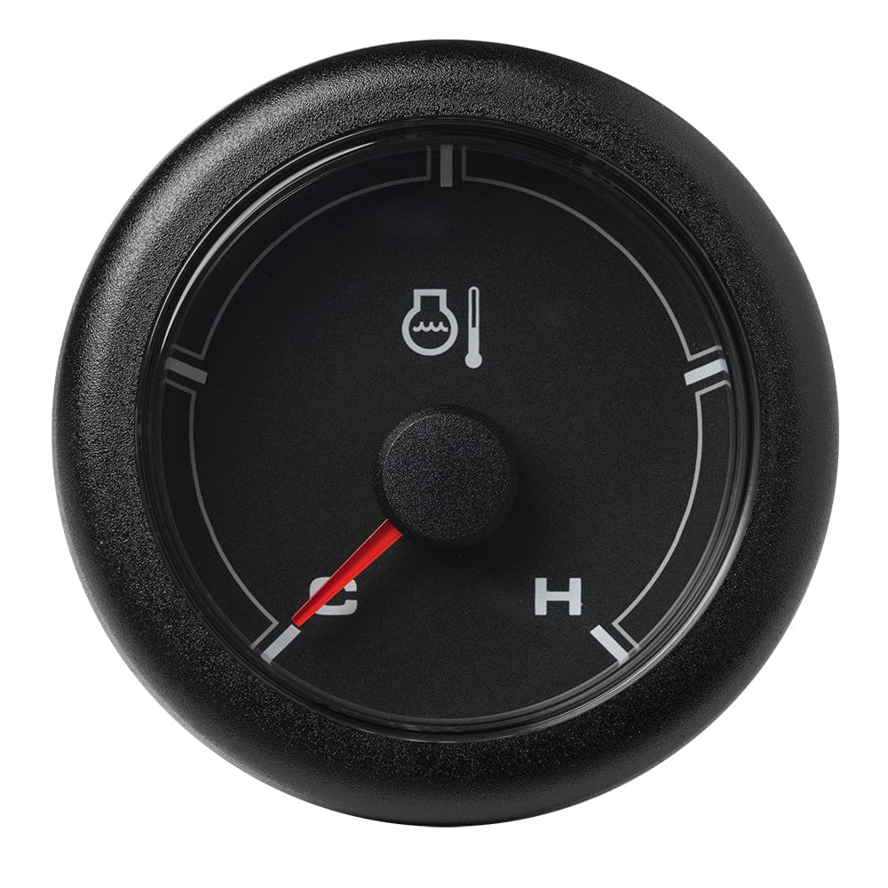 Veratron 52MM (2-1/ 16) OceanLink Coolant Temperature Gauge (250°F) - Black Dial & Bezel - Marine Navigation & Instruments | Gauges,Boat