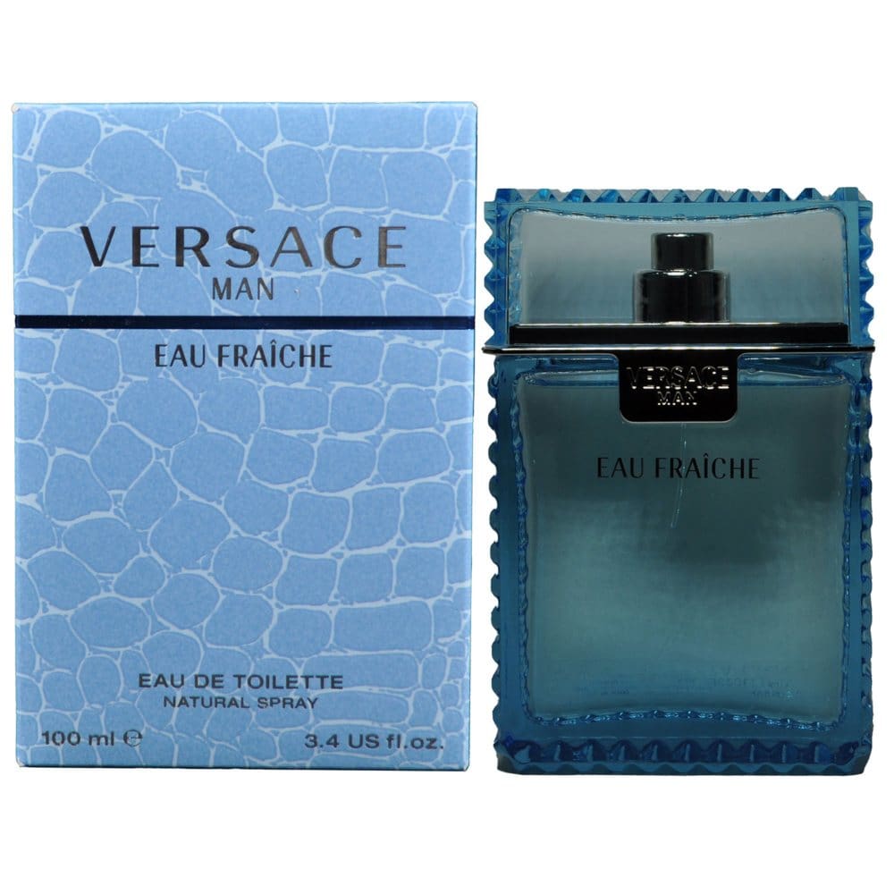 Versace Man Eau Fraiche EDT Spray 3.4 oz - Men’s Cologne - Versace