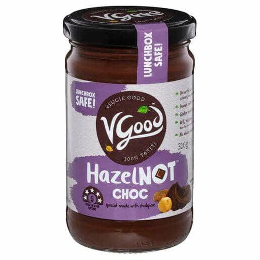 VGOOD Grocery > Dairy, Dairy Substitutes and Eggs > Butters > Seed Butter & Nut Butter Alternative VGOOD: Hazelnot Choc Chickpea Butter, 11 oz