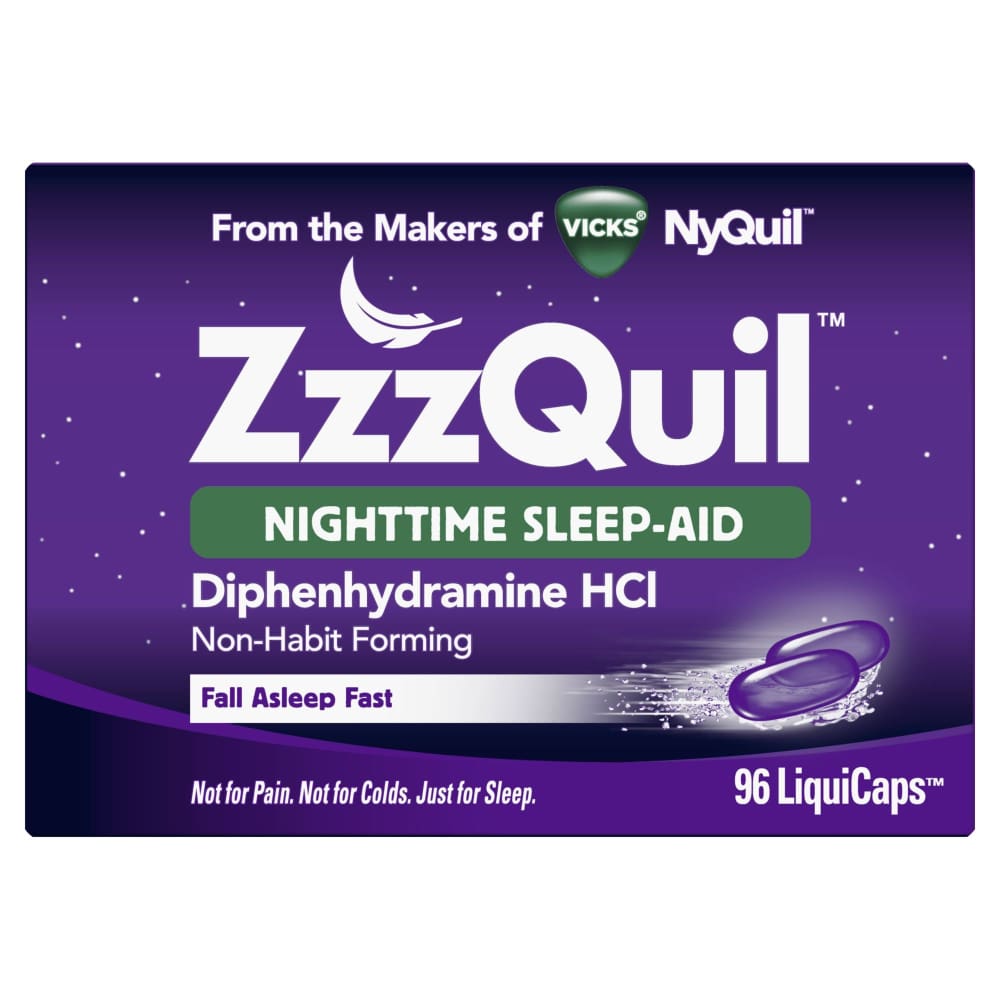 Vicks ZzzQuil Nighttime Sleep Aid LiquiCaps 96 ct. - Vicks