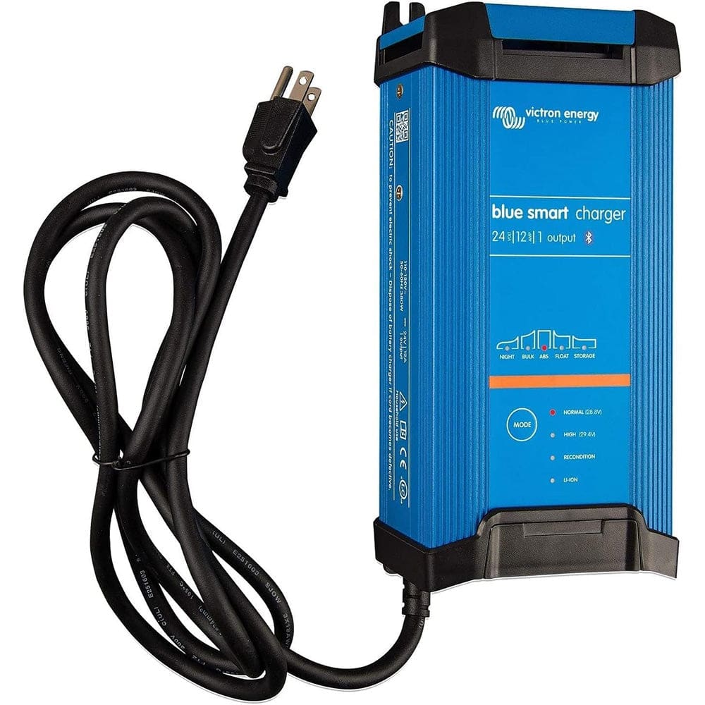 Victron Blue Smart IP22 24VDC 12A 1 Bank 120V Charger - Dry Mount - Electrical | Battery Chargers - Victron Energy