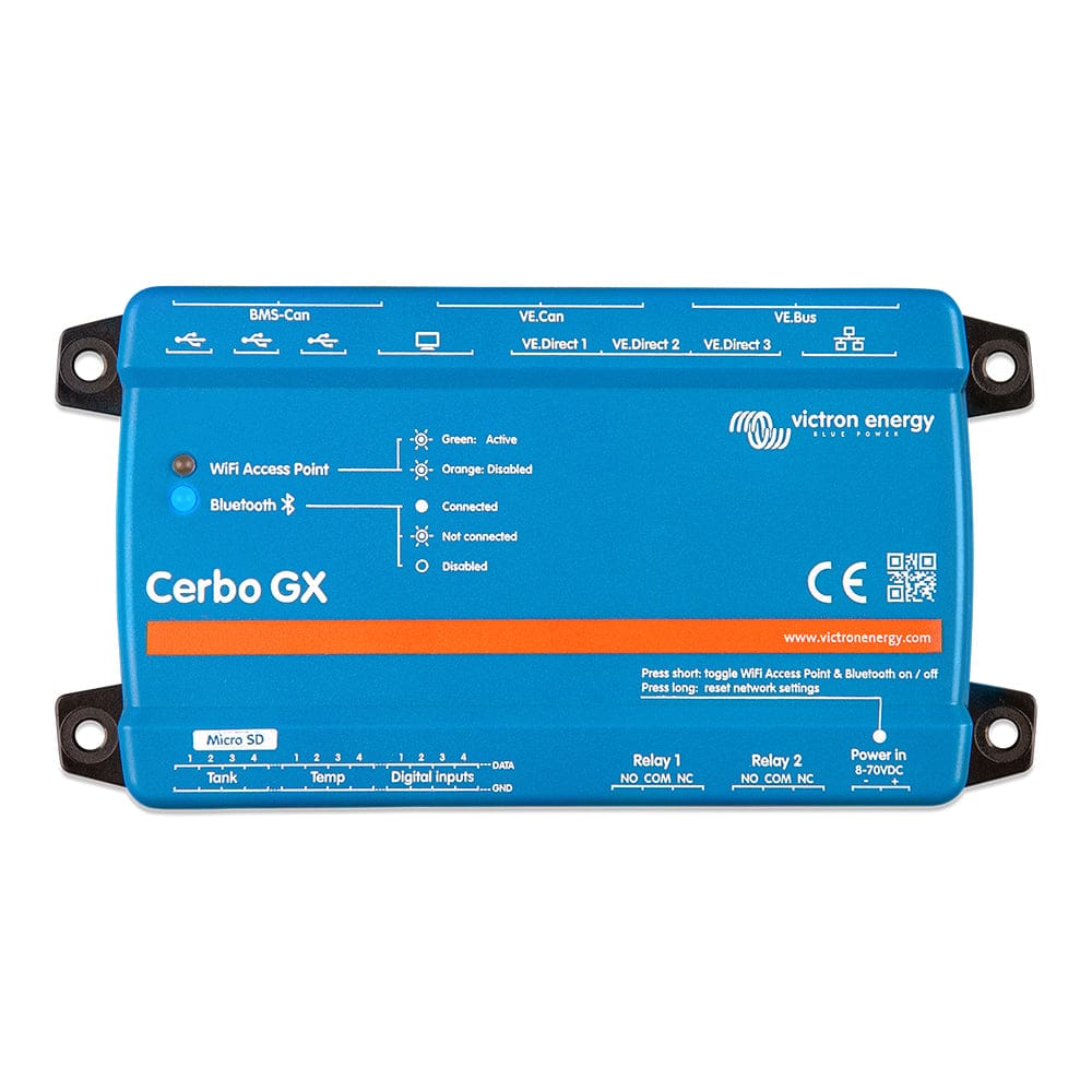 Victron Cerbo GX Communications Center w/ BMS-CAN Port Tank Level Inputs Digital Inputs and Temperature Sense - Electrical |