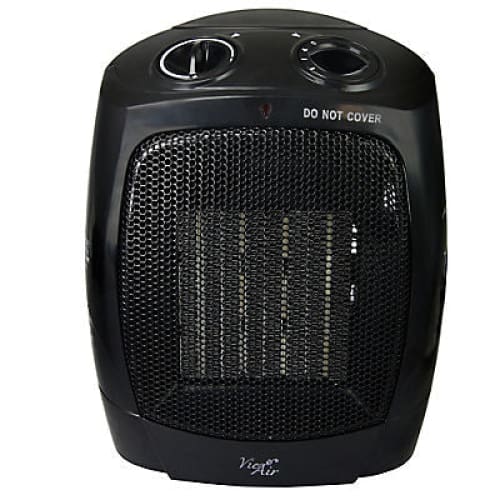 Vie Air 1,500W Portable Dual Setting Square Heater - Black - Home/Appliances/Cooling & Heating/Heaters & Radiators/ - ShelHealth