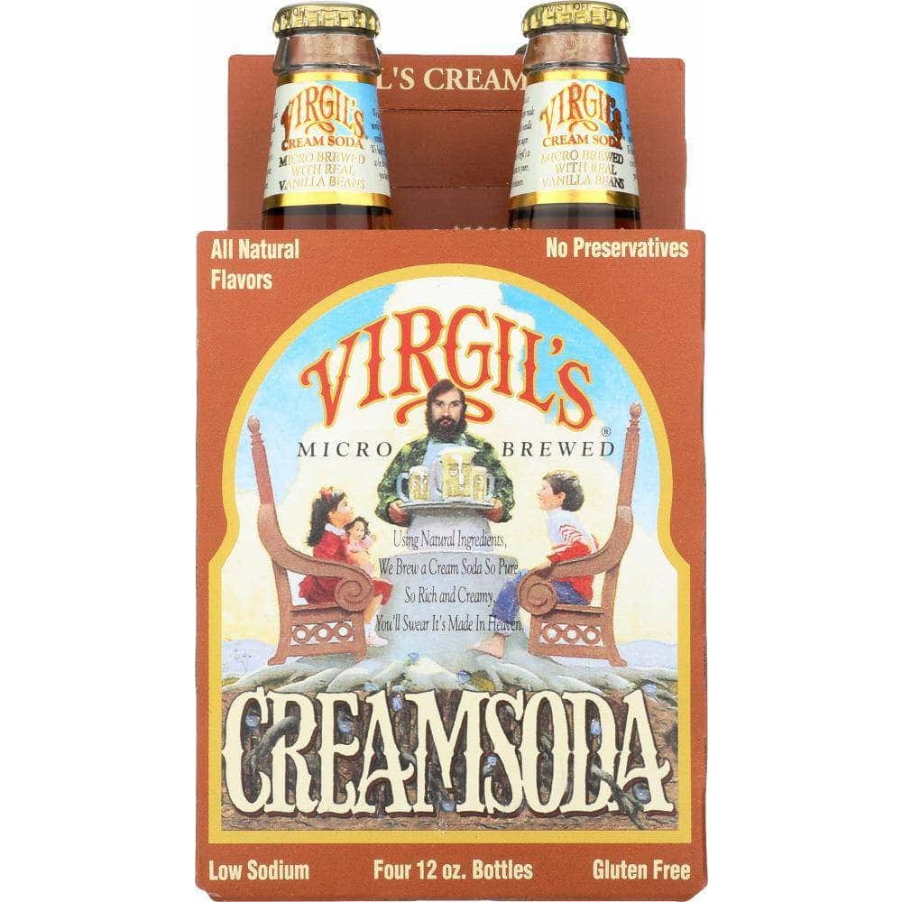 Virgils Virgils Cream Soda Micro Brewed, 4 pack, 48 oz