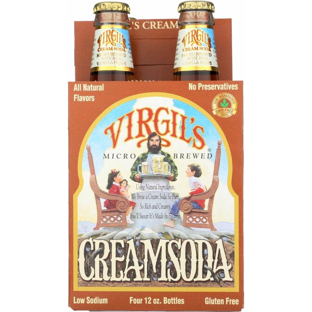 Virgils Virgils Cream Soda Micro Brewed, 4 pack, 48 oz