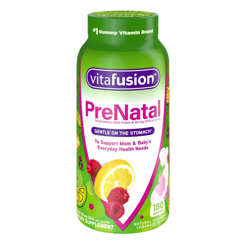 VitaFusion PreNatal DHA Folate and Multivitamin Gummy 180 ct. - Vitafusion
