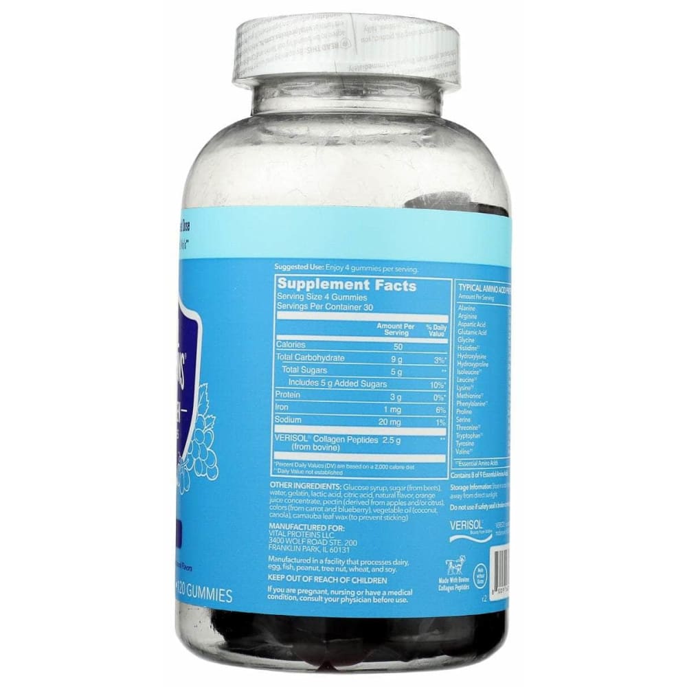 VITAL PROTEINS Vitamins & Supplements > Vitamins & Minerals VITAL PROTEINS Collagen Gummy, 120 pc