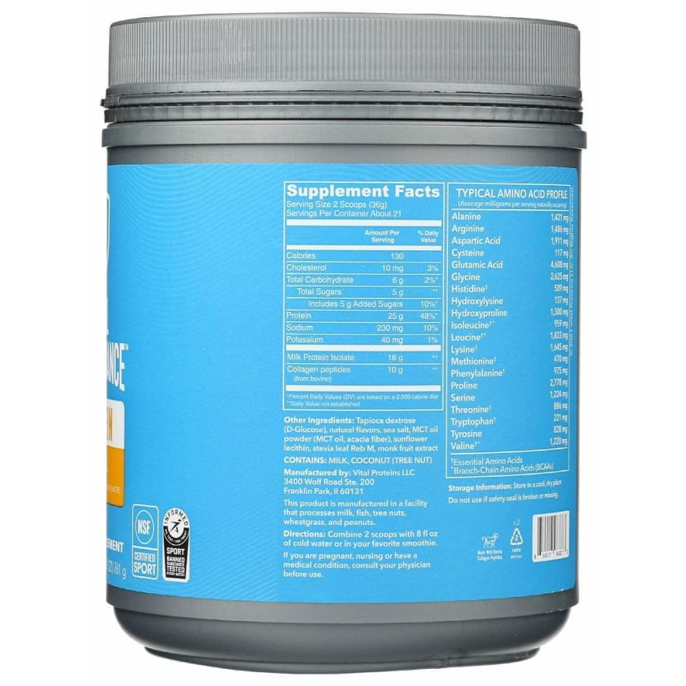 VITAL PROTEINS Vital Proteins Protein Powder Vanilla, 26.8 Oz