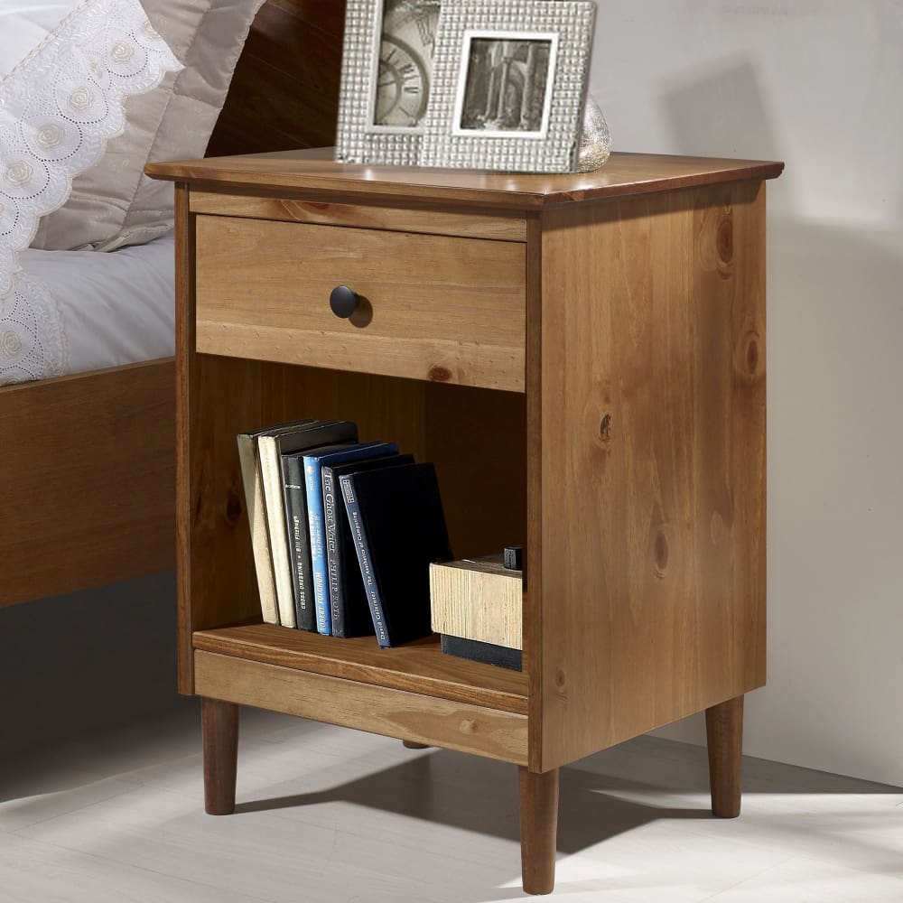 W. Trends Modern 1 Drawer Nightstand - W. Trends