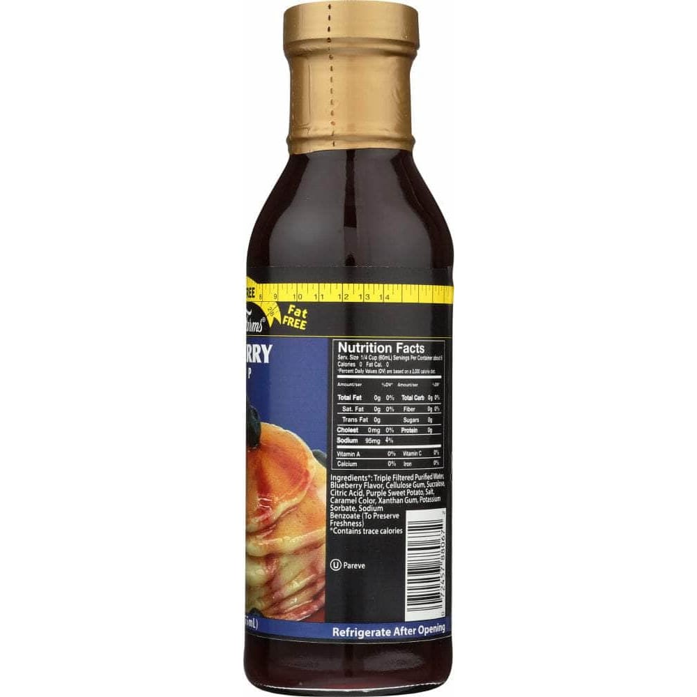 Walden Farms Walden Farms Calorie Free Blueberry Syrup, Sweetened With Splenda, 12 oz