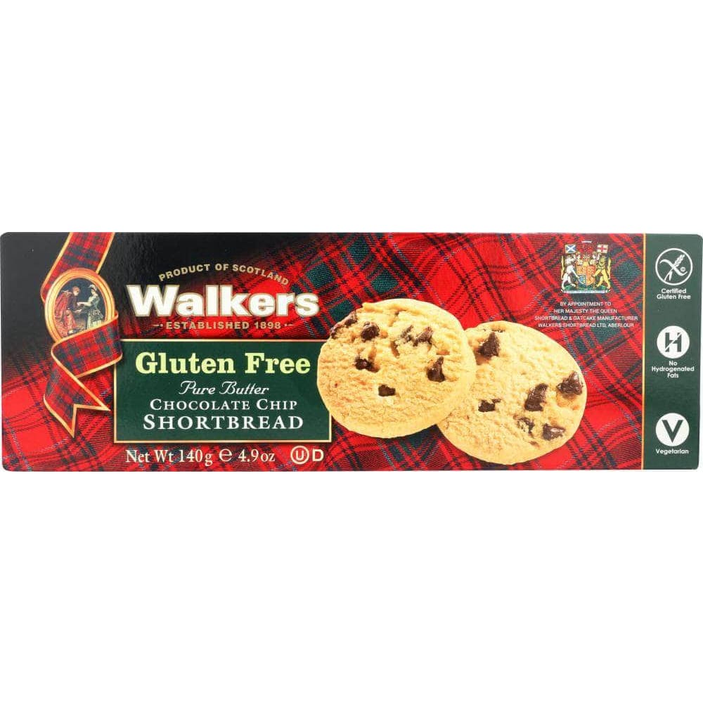 Walkers Walkers Gluten Free Chocolate Chip Shortbread, 4.9 oz